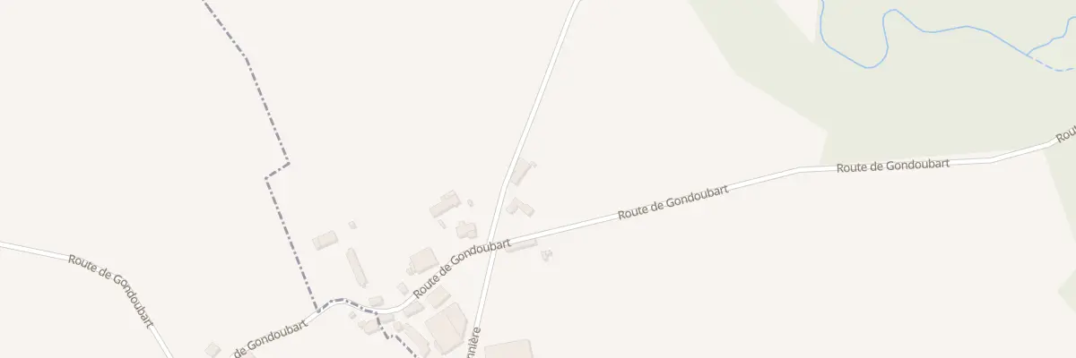 Plan du 6 Rte de Gondoubart à Authon