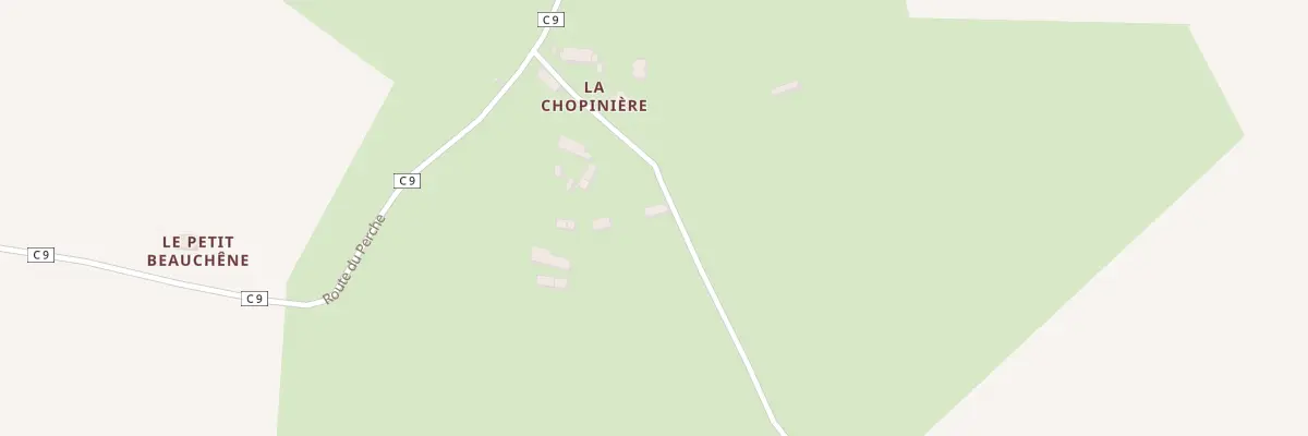 Plan du 2 Ham des Chopinières au Plessis-Dorin