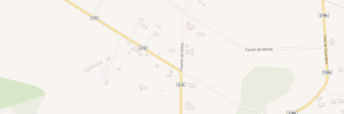 Plan du 1 Che du Griou à Beauchalot