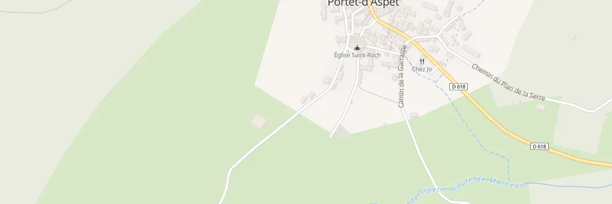 Plan du 114 Touquoires à Portet-d’Aspet