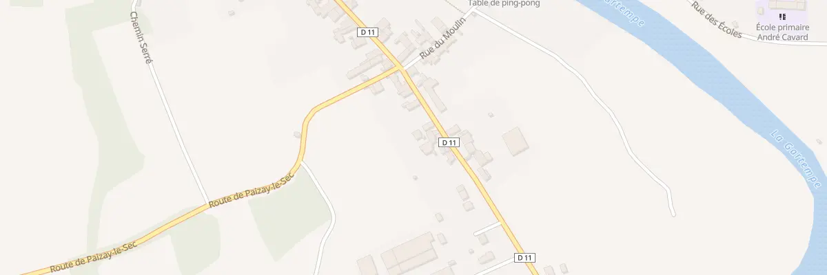 Plan du 16 Rte de Saint Savin à Nalliers