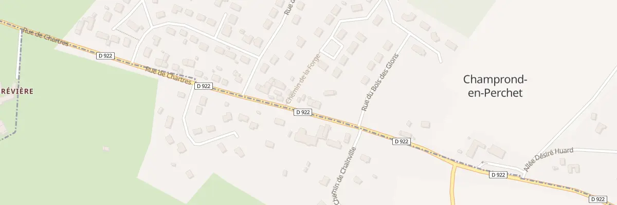 Plan du 29 Rue de Chartres à Champrond-en-Perchet