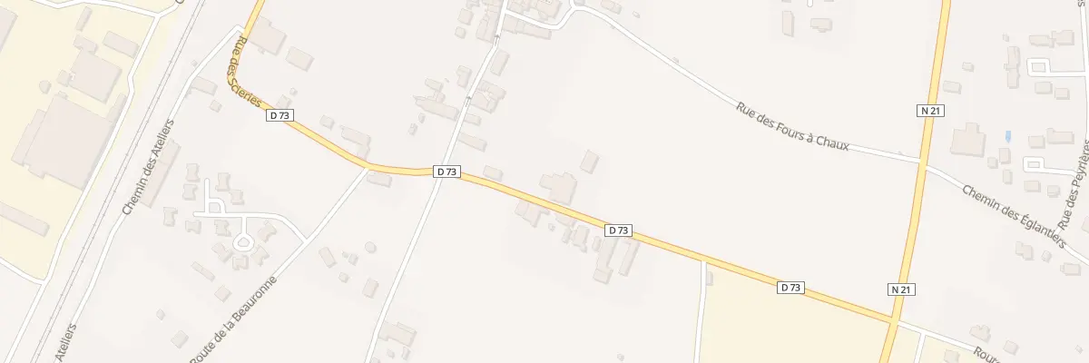 Plan du 2 Rue des Scieries à Négrondes
