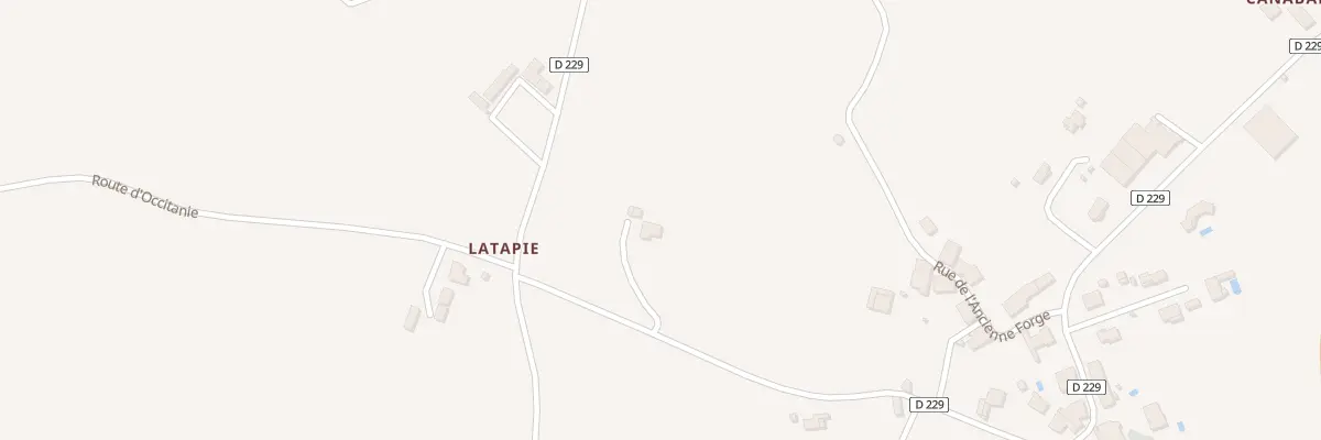 Plan du 770 Rte du Bourg à Massoulès