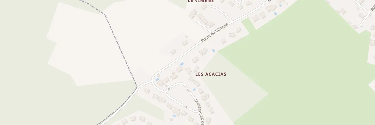 Plan du 8 Lot des Acacias à Sarliac-sur-l’Isle