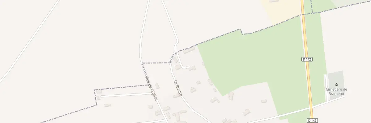 Plan du 5 Rue de la Ruette à Brametot