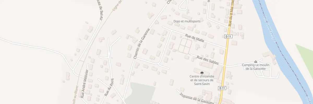 Plan du 24 Rue de Malle à Saint-Savin
