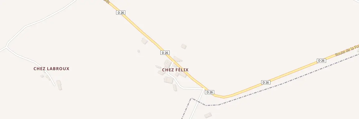 Plan du 5223 Chez Félix à Val-d’Oire-et-Gartempe