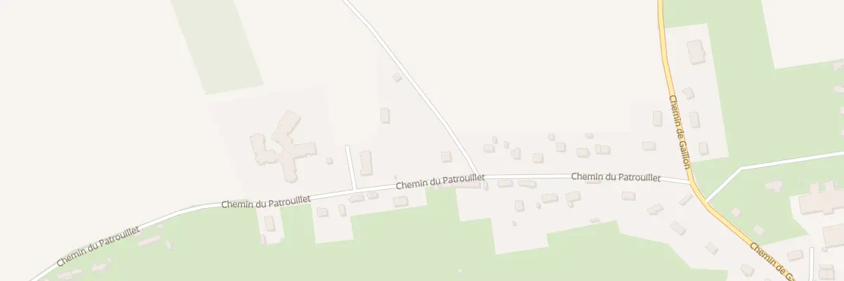 Plan du 16 Che du Patrouillet à Bémécourt