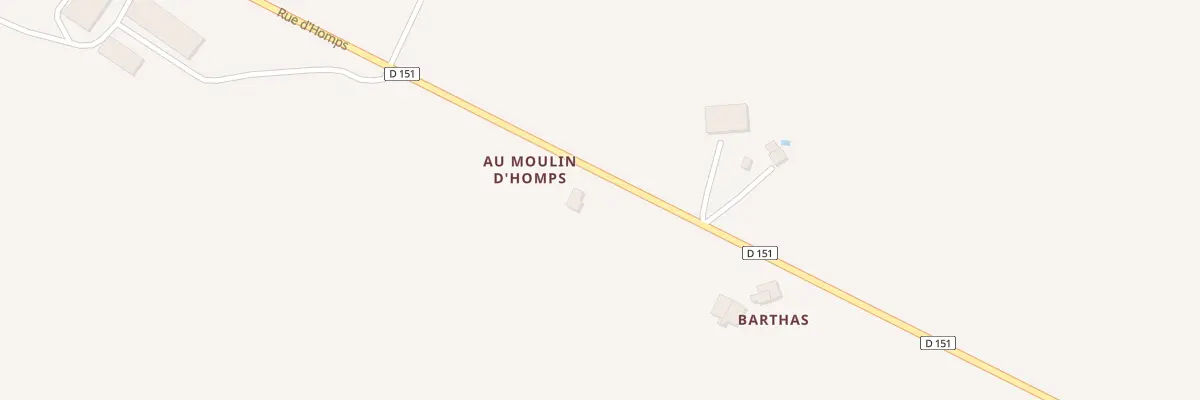 Plan du 5060 Au Moulin d’Homps à Homps