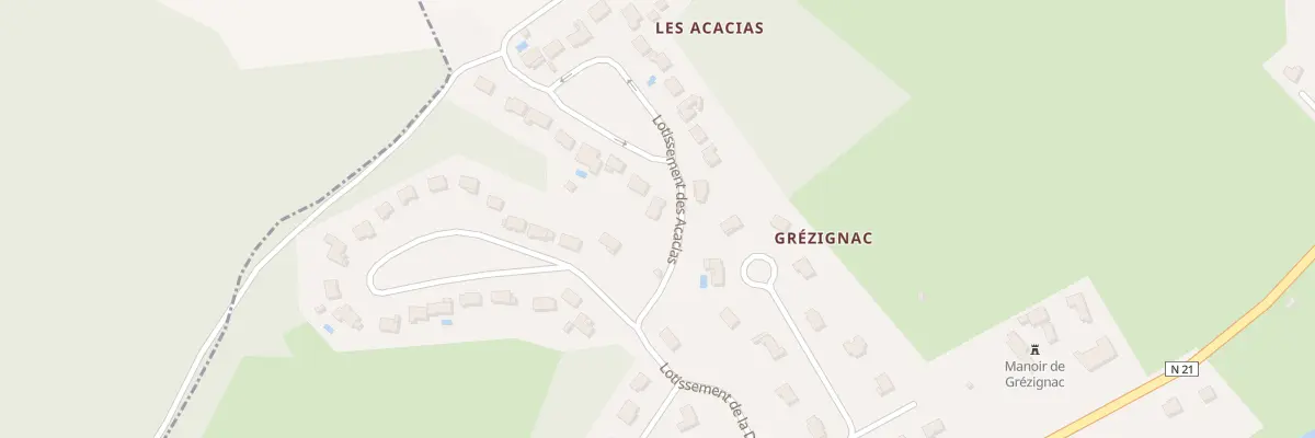 Plan du 20 Lot des Acacias à Sarliac-sur-l’Isle