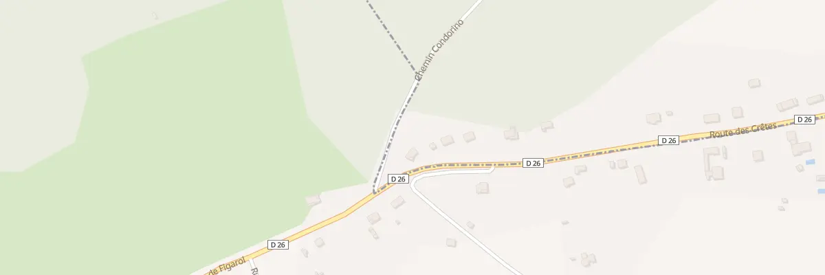 Plan du 2 Chem Condorino à Montespan