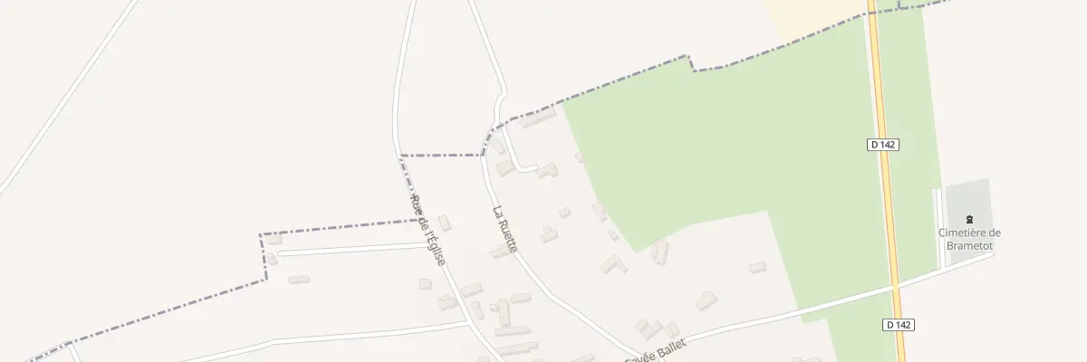 Plan du 9 Rue de la Ruette à Brametot