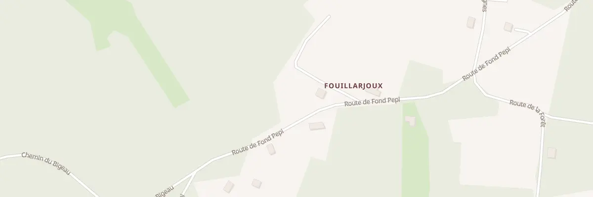 Plan des Fouillarjoux à Saint-Romain-et-Saint-Clément