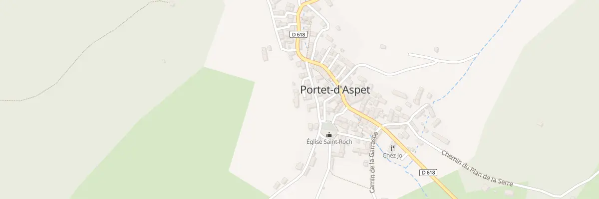 Plan du 126 Touquoires à Portet-d’Aspet