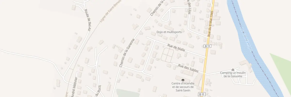 Plan du 20 Rue de Malle à Saint-Savin