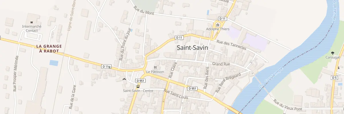 Plan du 50 Rue Grand Rue à Saint-Savin