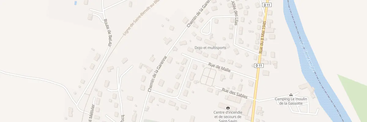 Plan du 18 Rue de Malle à Saint-Savin