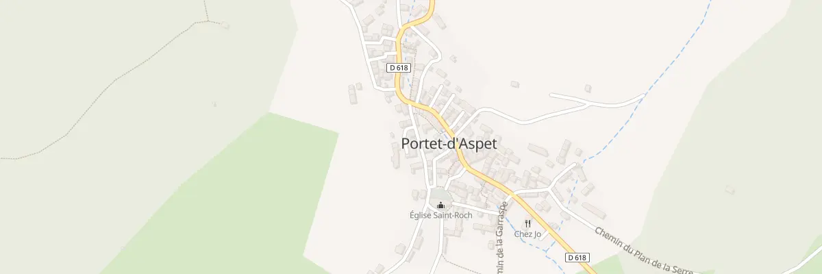 Plan du 121 Touquoires à Portet-d’Aspet