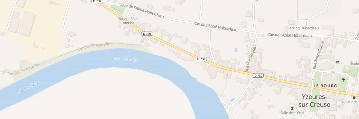 Plan du 47 Rue Descartes à Yzeures-sur-Creuse