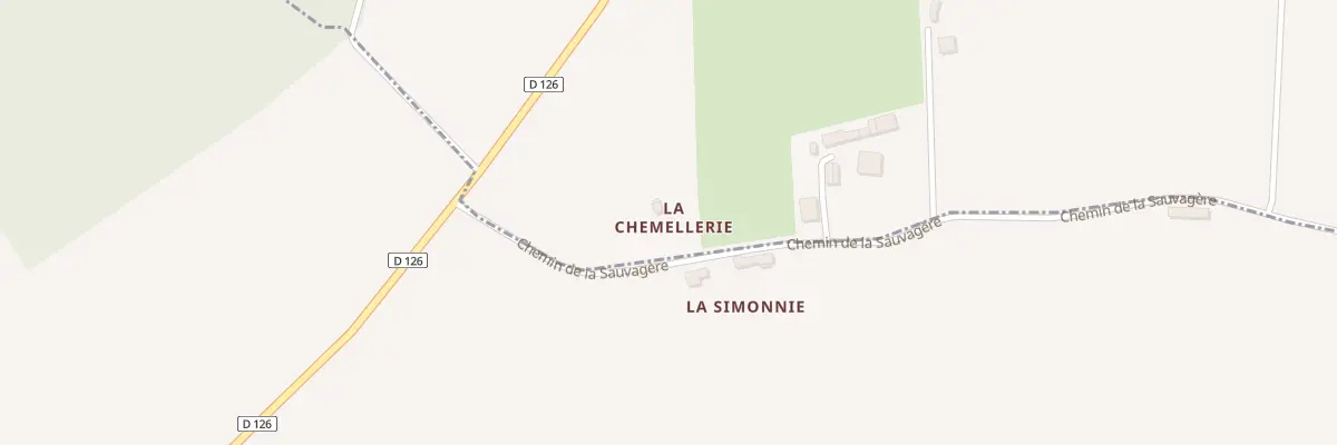 Plan du 145 Che de la Sauvagère à Saint-Ulphace