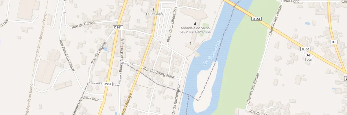 Plan du 11 Rue de l’Abreuvoir à Saint-Savin