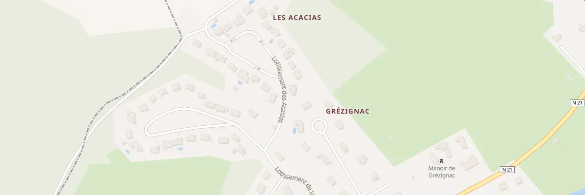 Plan du 1 Lot des Acacias à Sarliac-sur-l’Isle