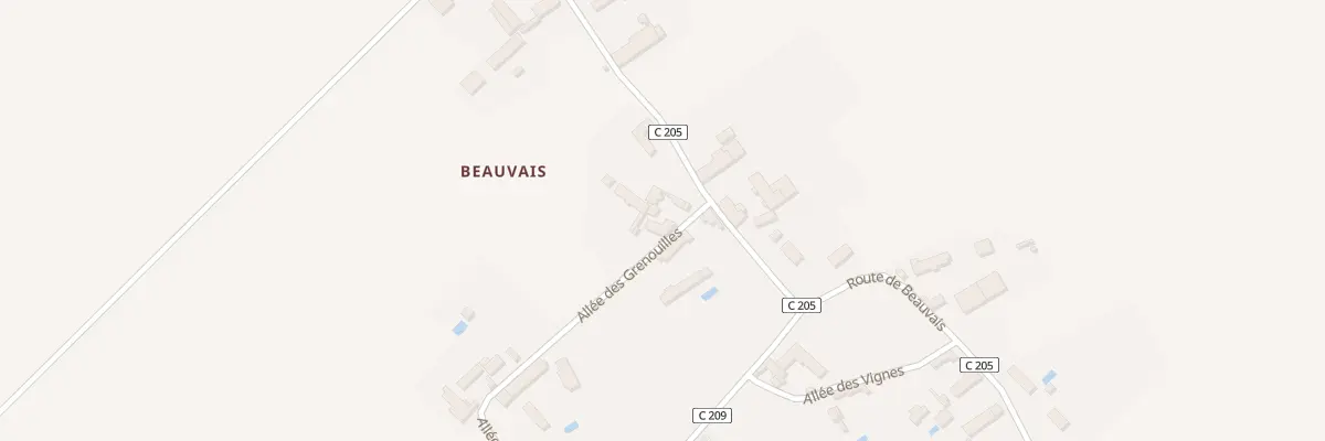 Plan du 4 All des Grenouilles à Tauxigny-Saint-Bauld