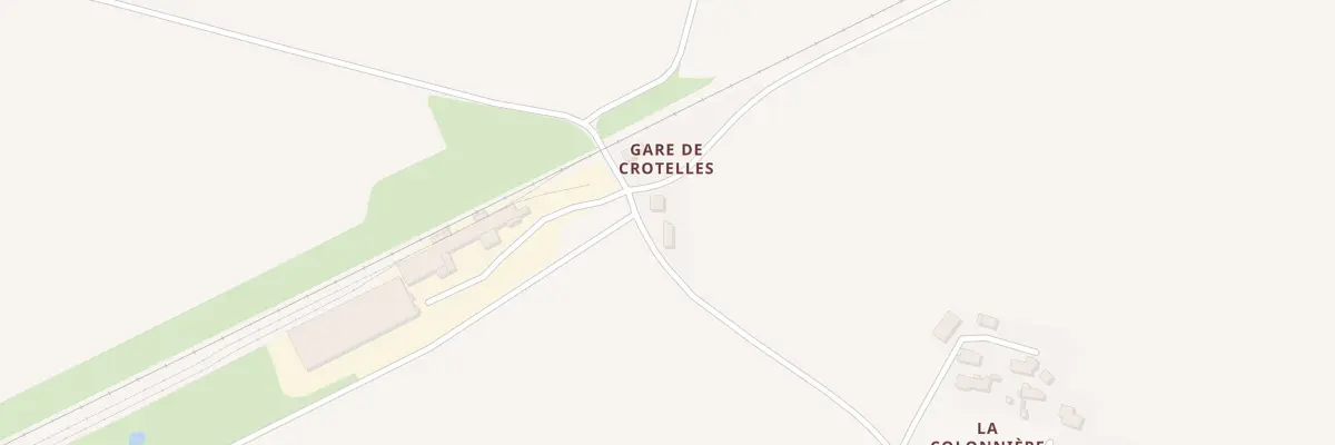 Plan du 261 Gare de Crotelles à Villedômer