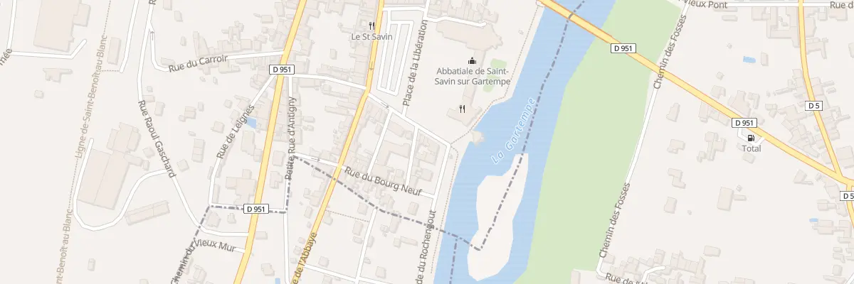 Plan du 9 Rue de l’Abreuvoir à Saint-Savin