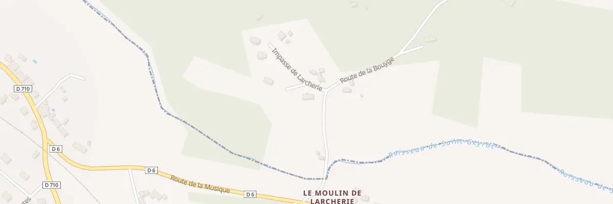 Plan du 1200 Rte de la Bouyge à Saint-Pierre-de-Chignac