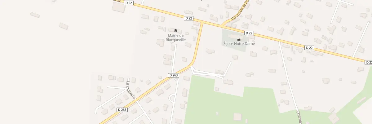 Plan du 100 Rte de la Pierre à Blacqueville