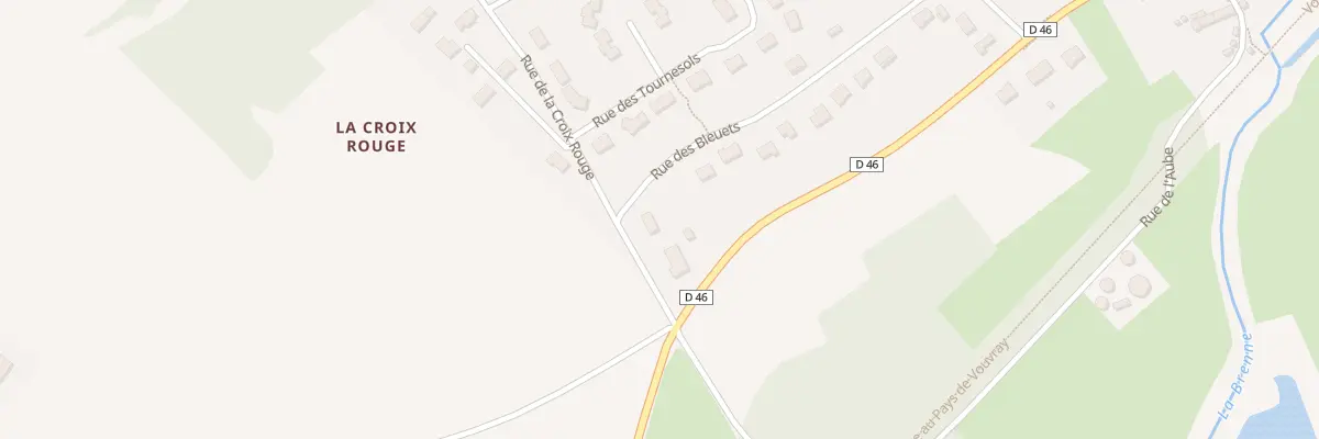 Plan du 22 Rue des Bleuets à Chançay