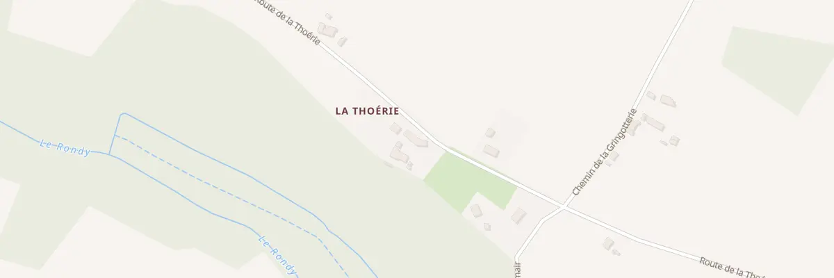 Plan du 17 Rte de la Thoérie à Authon