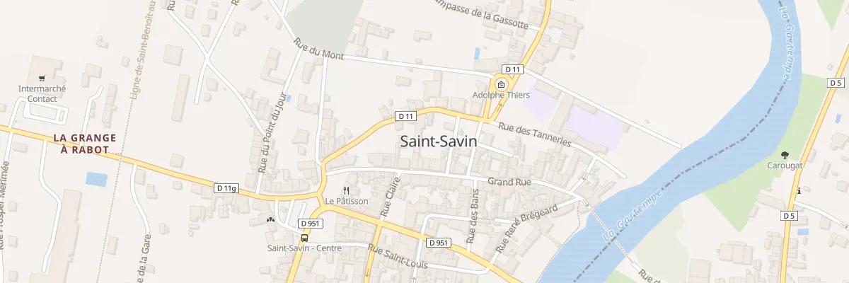 Plan du 42 Grand Rue à Saint-Savin