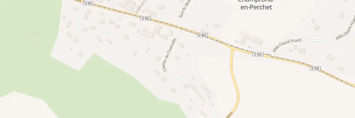 Plan du 13 Che de Chainville à Trizay-Coutretot-Saint-Serge