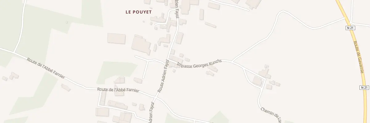Plan du 47 Imp Georges Kunchs à Négrondes