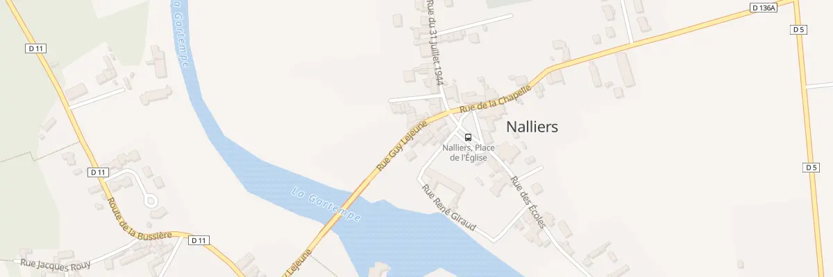 Plan du 1 Rue Guy Lejeune à Nalliers