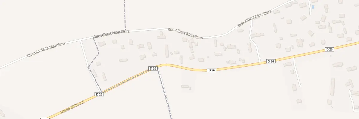 Plan du 13 Rte de Brionne à La Haye-du-Theil