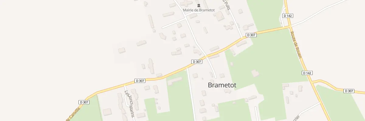 Plan du 8 Rte de Canville à Brametot