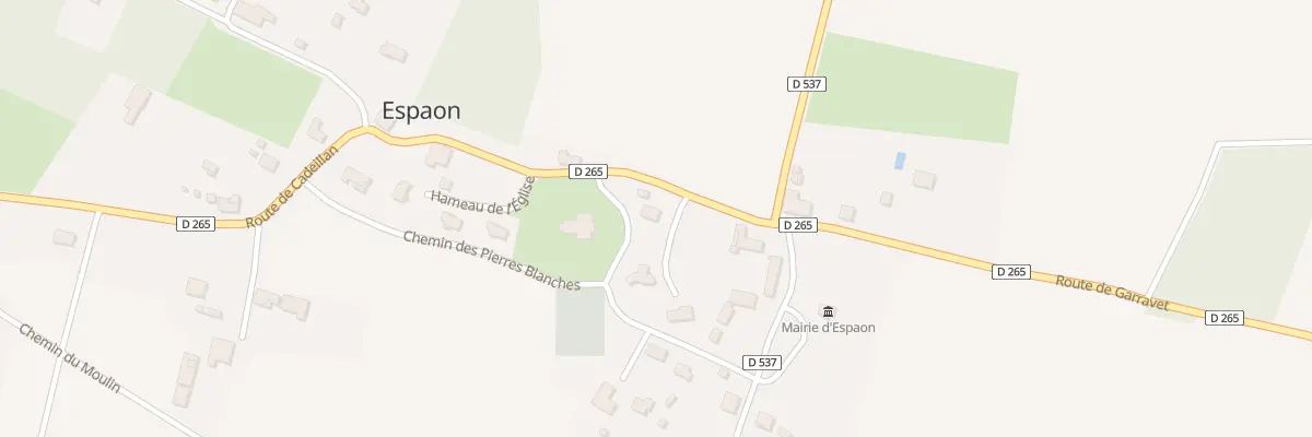Plan du 5939 Le Village Ouest à Espaon