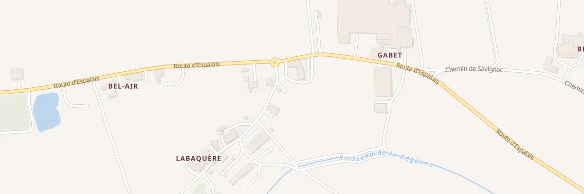 Plan du 1 Rte de Labaquère à Golfech