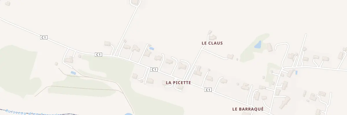 Plan du 5156 Au Claous à Escornebœuf