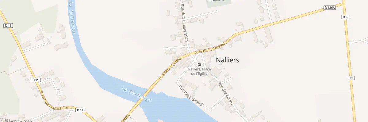 Plan du 2 Rue des Ecoles à Nalliers
