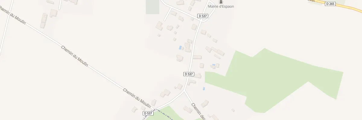 Plan du 5037 Le Village Ouest à Espaon