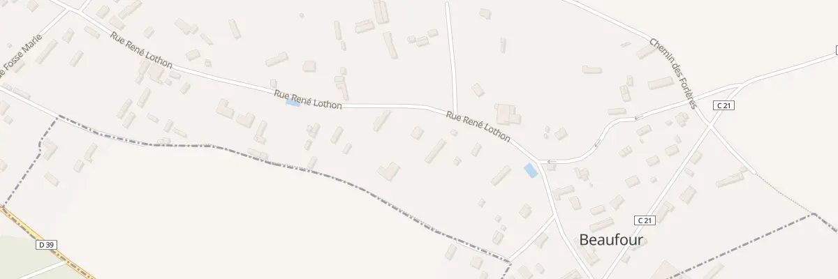 Plan du 11 Rue René Lothon à Épégard