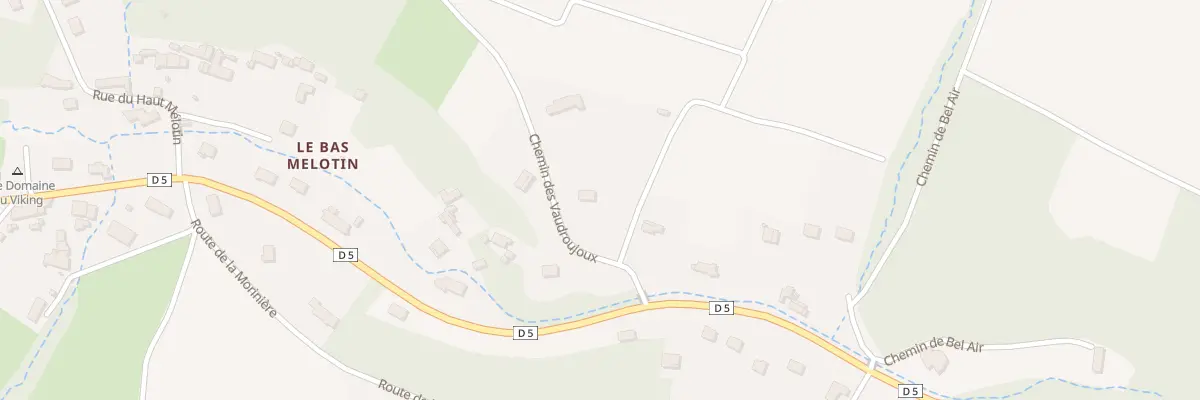 Plan du 2 Chem des Vaudroujoux à Reugny