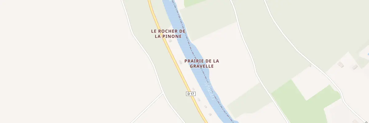 Plan du 439 Le Rocher de la Pinone à Cormery