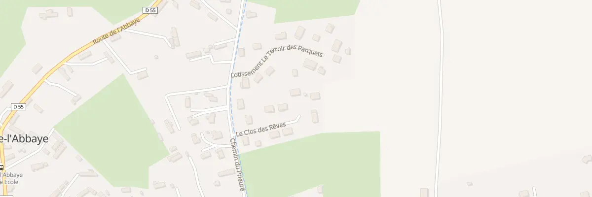 Plan du 3 Le Clos des Reves à Ouville-l’Abbaye