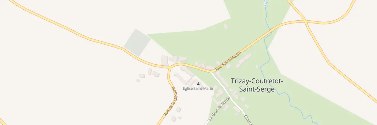 Plan du 4 Rue Saint-martin à Trizay-Coutretot-Saint-Serge